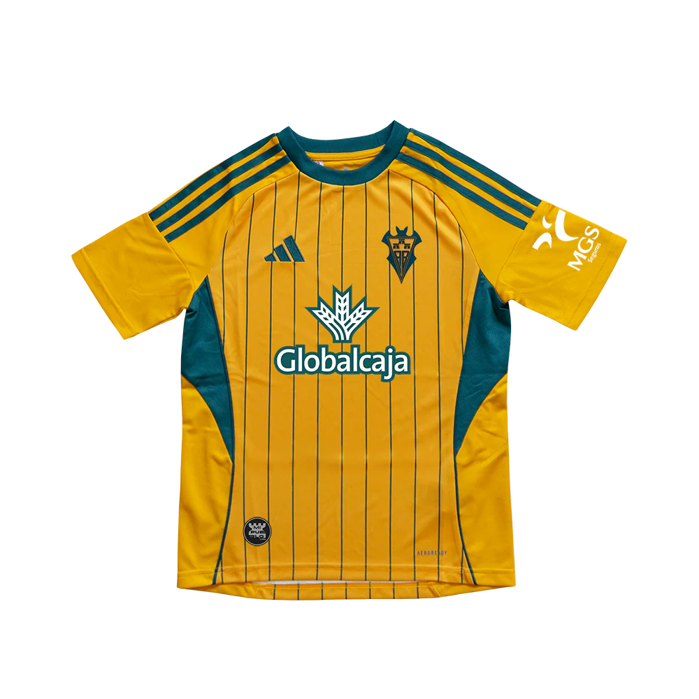 CAMISETA VISITANTE AMARILLA JUGADOR JUNIOR 25/26